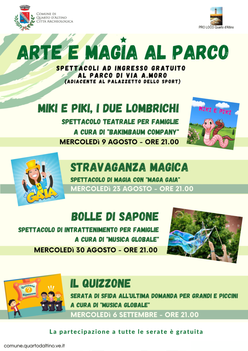 Scopri di più sull'articolo Arte e Magia al Parco