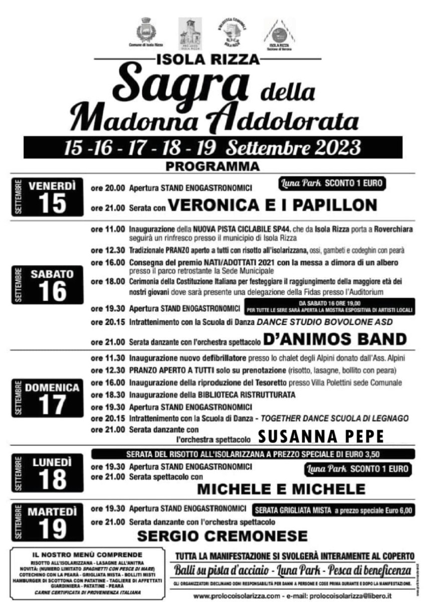 Read more about the article Sagra della Madonna Addolorata