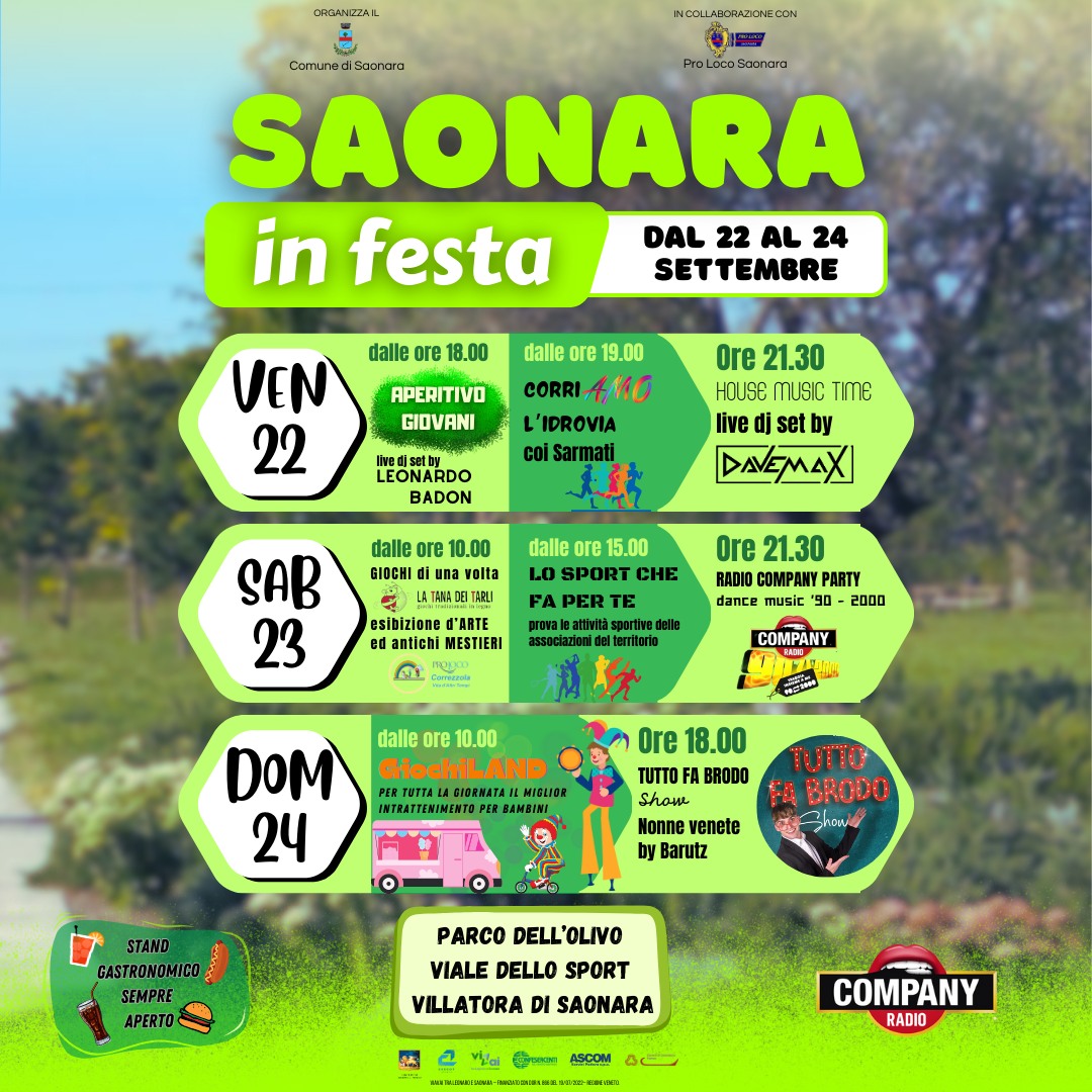 Scopri di più sull'articolo Saonara in Festa