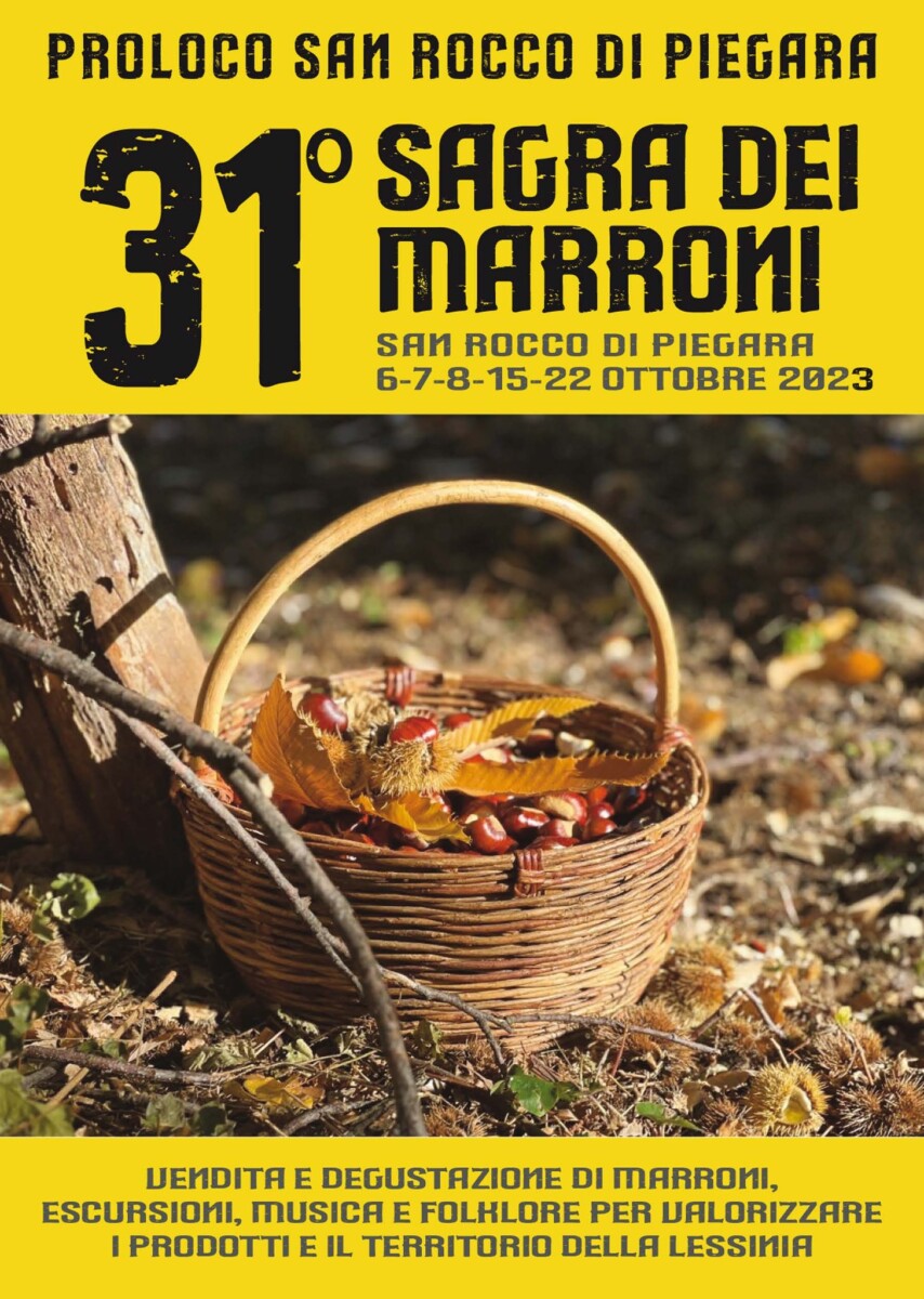 Read more about the article 31^ Sagra dei Marroni a San Rocco di Piegara