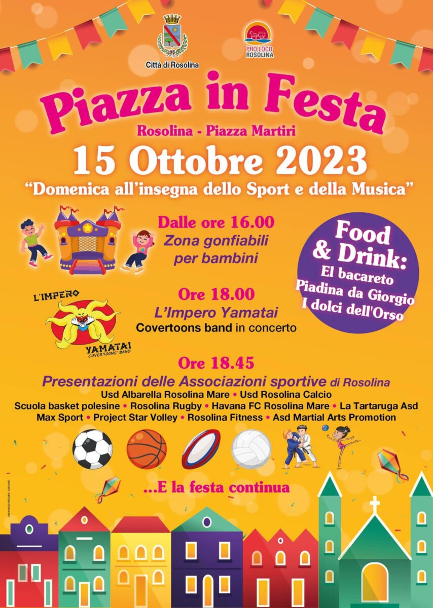 Read more about the article Piazza in Festa