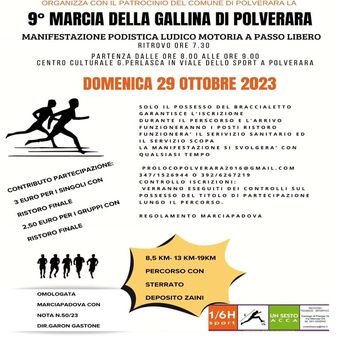 Read more about the article 9^ Marcia della Gallina Polverara