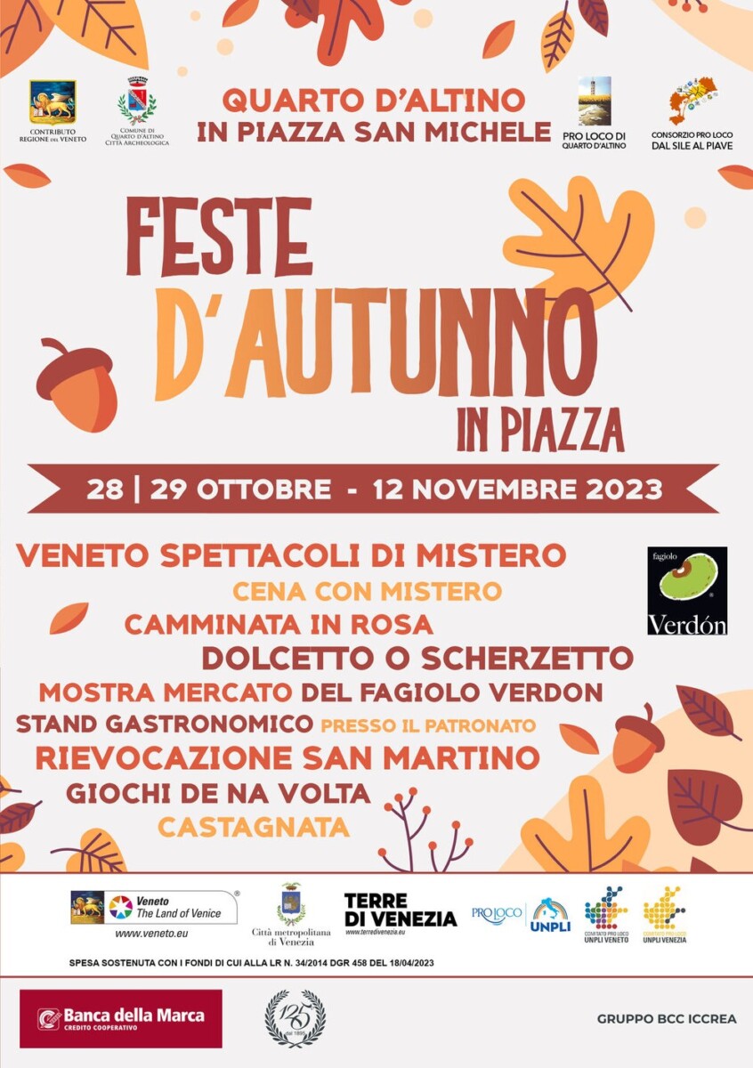 Scopri di più sull'articolo Feste D’Autunno in Piazza