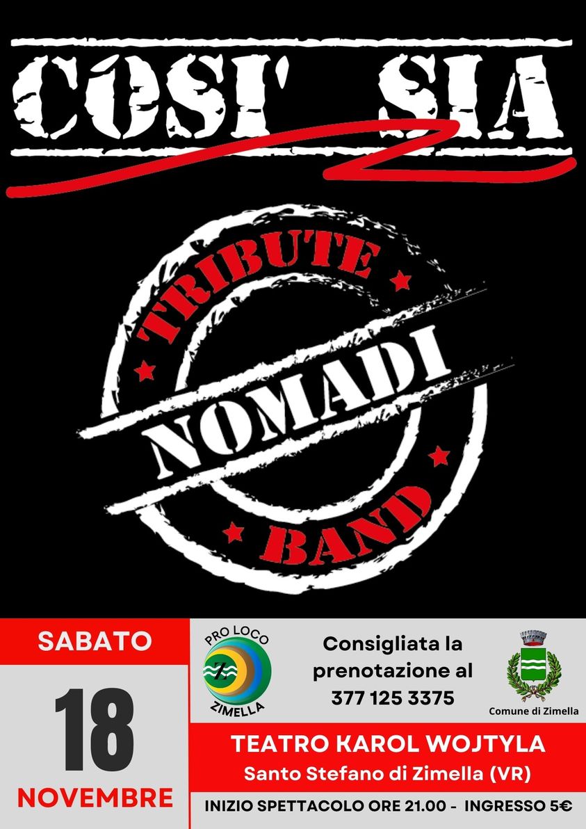 Scopri di più sull'articolo Nomadi Tribute