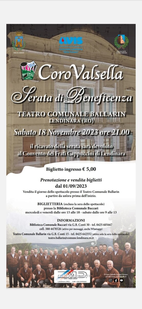 Scopri di più sull'articolo Coro Valsella – Serata di Beneficenza