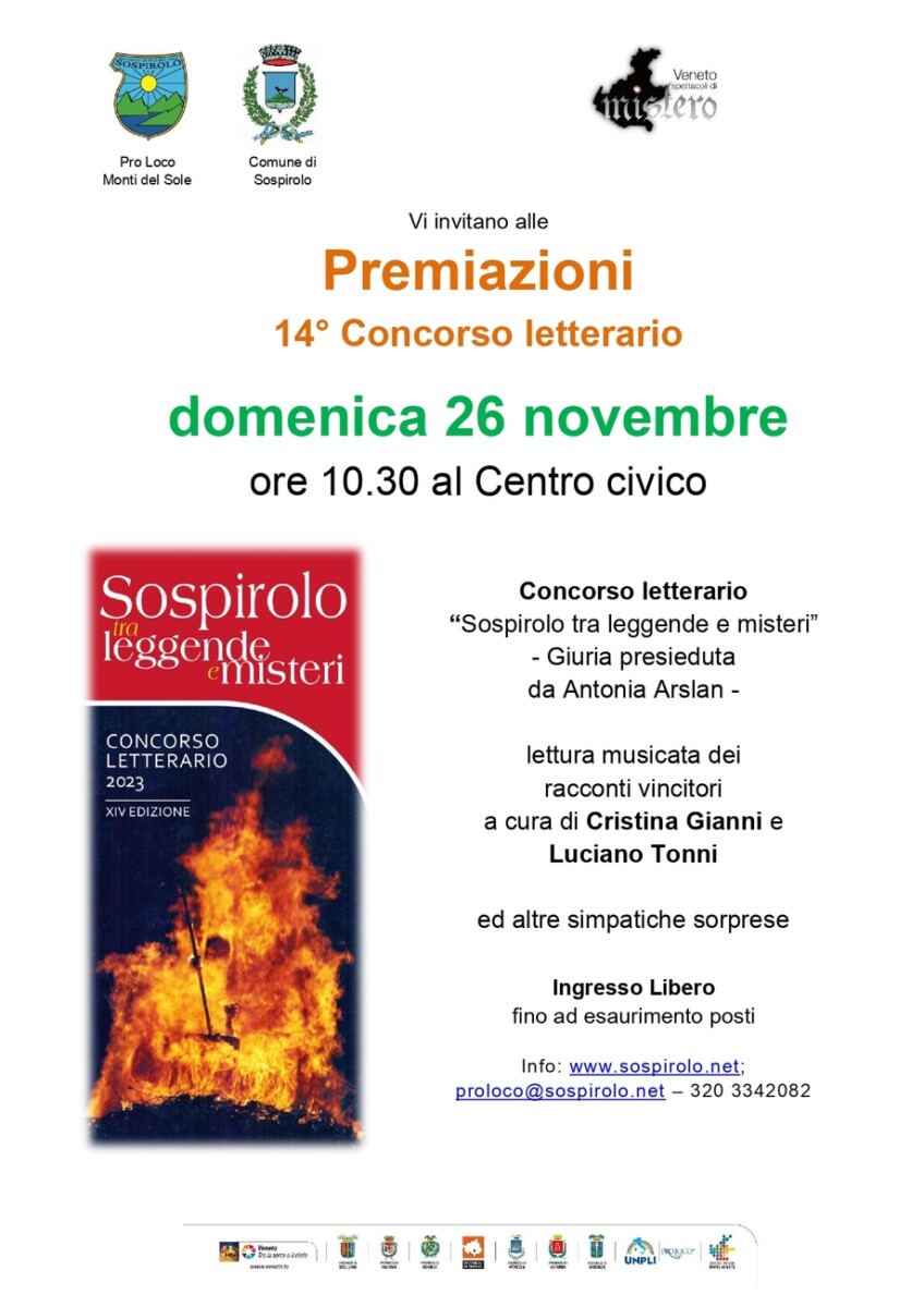 Scopri di più sull'articolo Premiazione del 14° Concorso Letterario