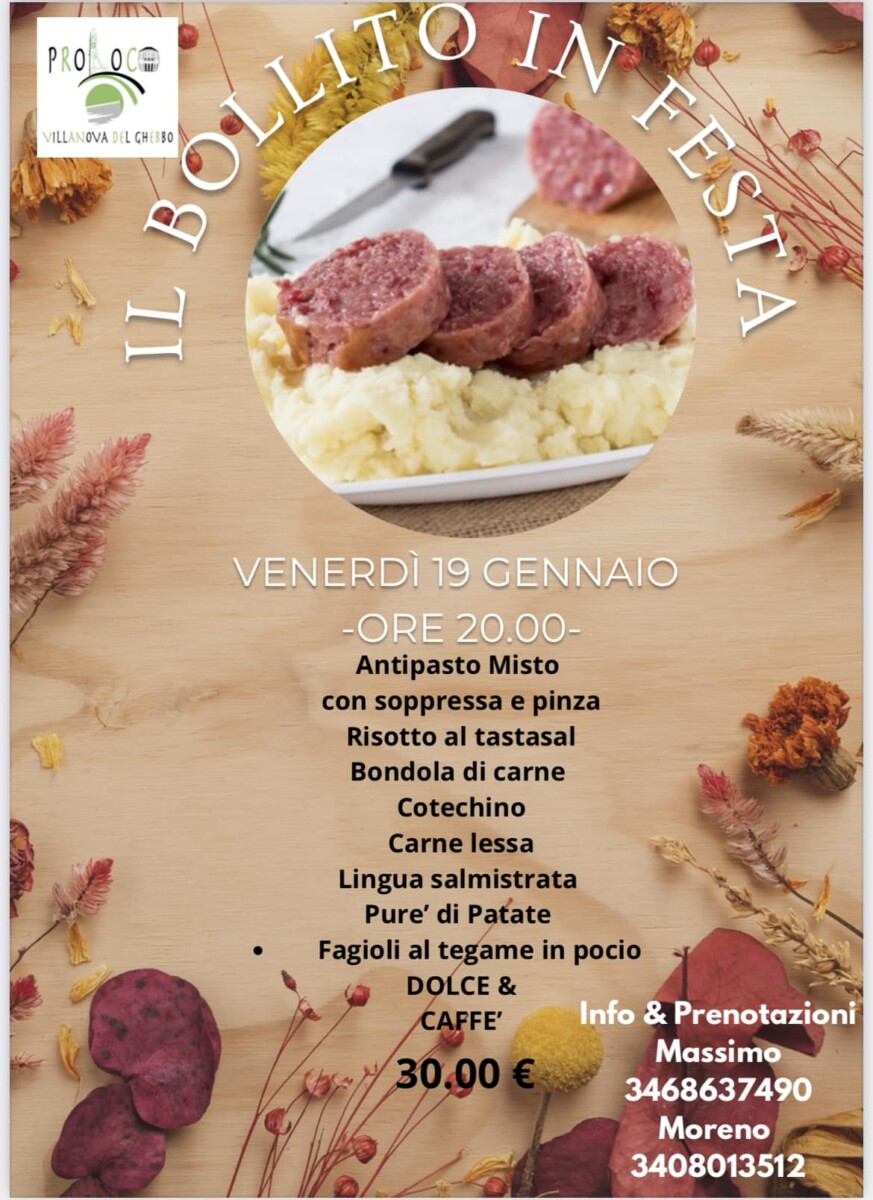 Scopri di più sull'articolo Il Bollito in Festa