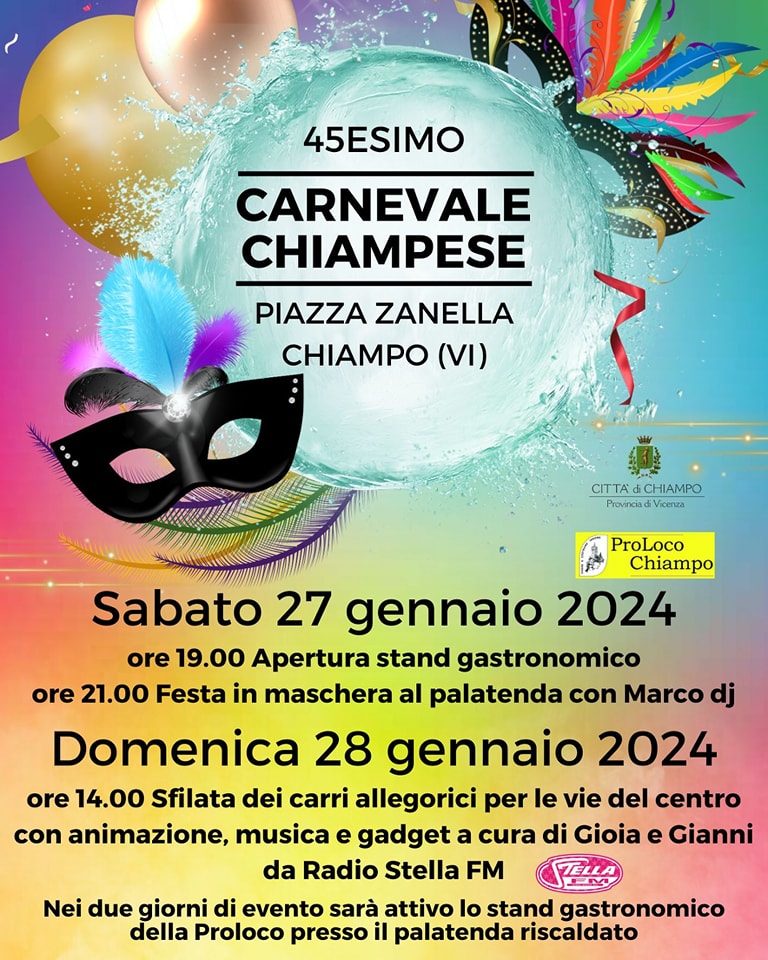 Scopri di più sull'articolo Carnevale Chiampese