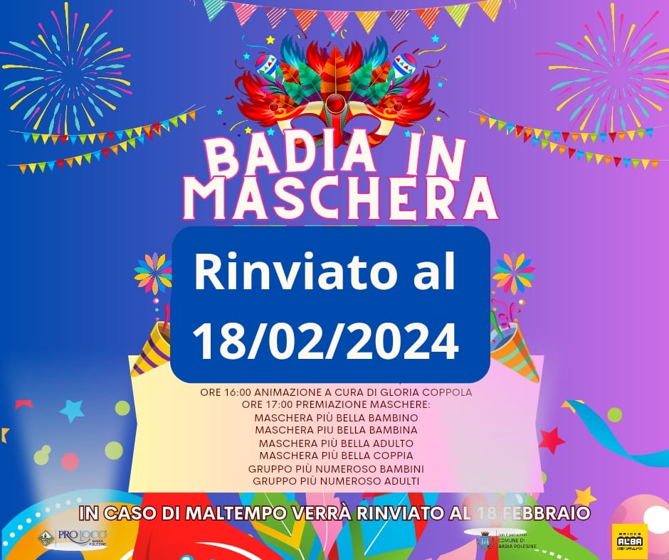 Scopri di più sull'articolo Badia in Maschera