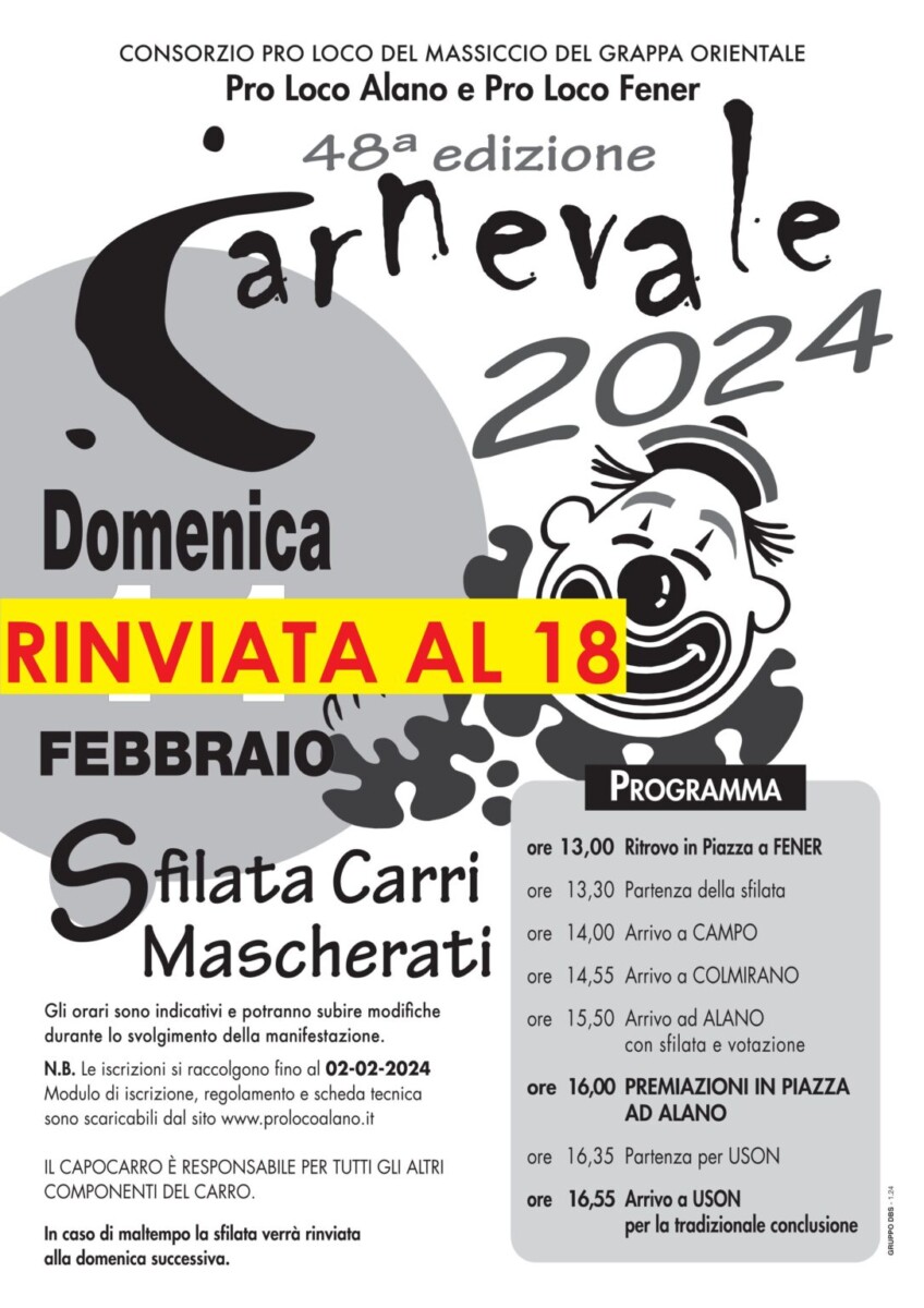 Read more about the article 48^ Edizione Carnevale 2024