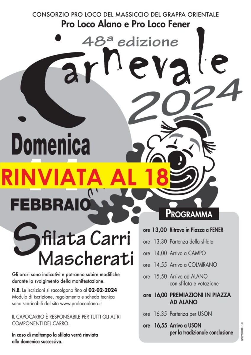 Scopri di più sull'articolo 48^ Edizione Carnevale 2024