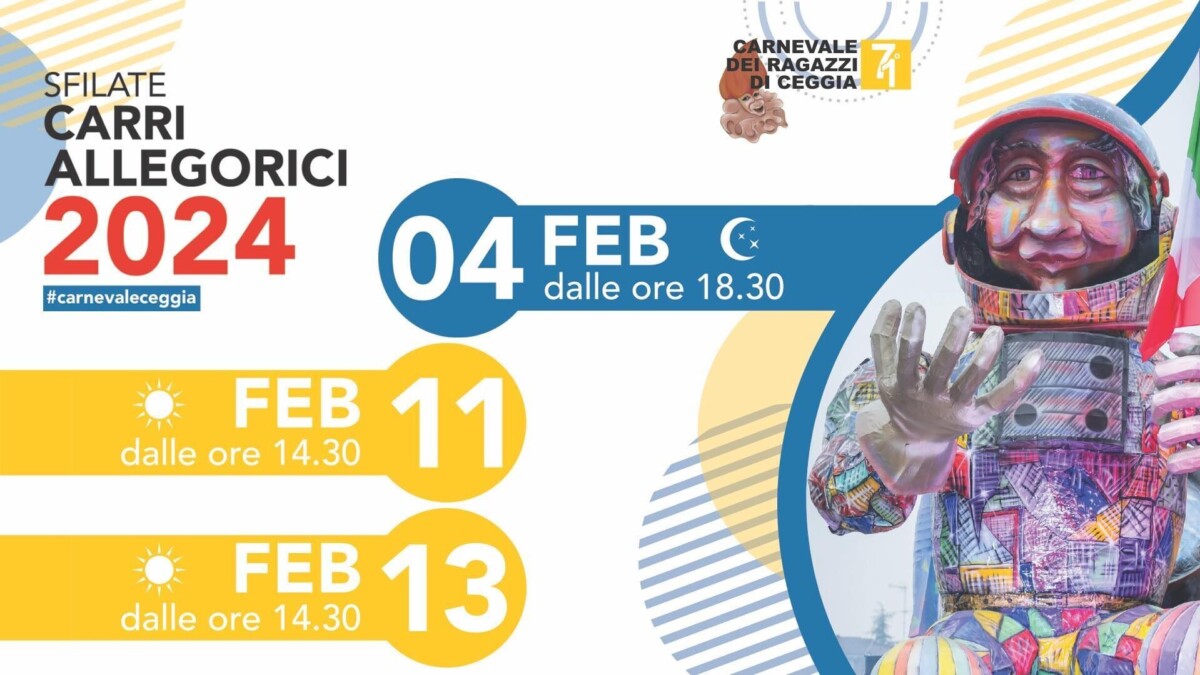 Scopri di più sull'articolo 71^ Edizione del Carnevale di Ceggia