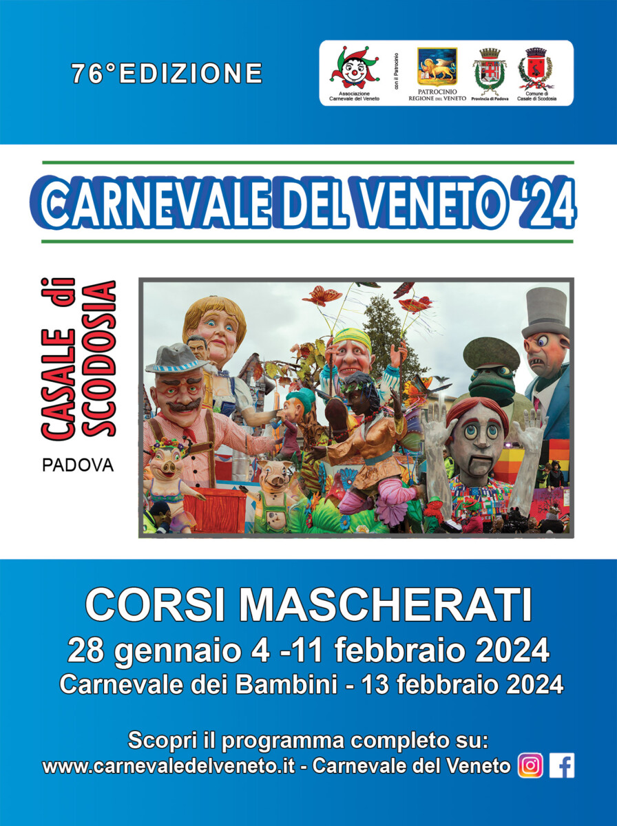 Scopri di più sull'articolo 76^ Edizione del Carnevale del Veneto