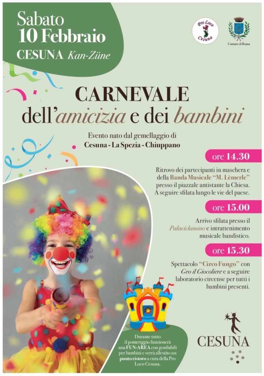 Read more about the article Carnevale dell’ Amicizia e dei Bambini