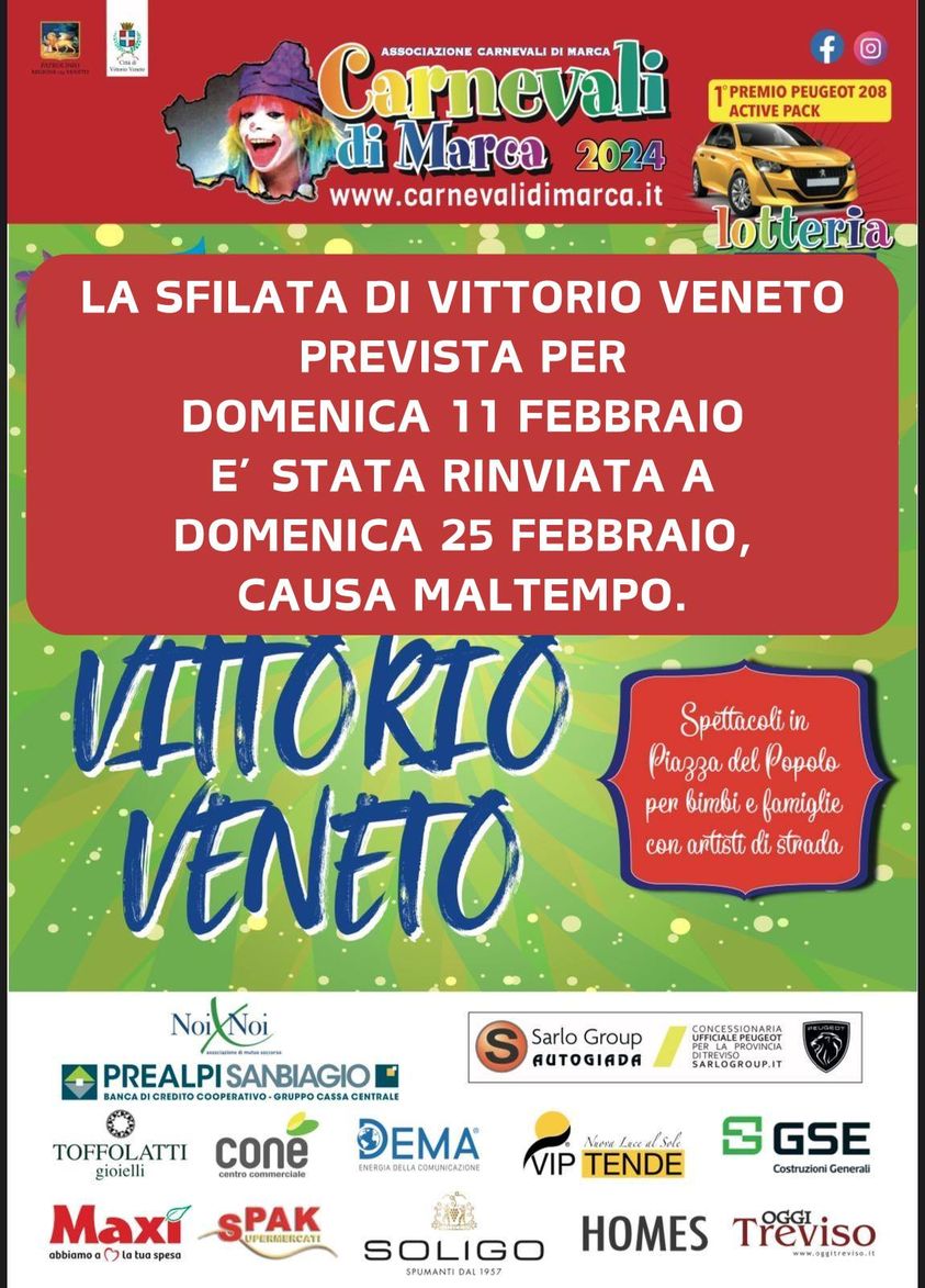 Scopri di più sull'articolo Carnevale – Vittorio Veneto
