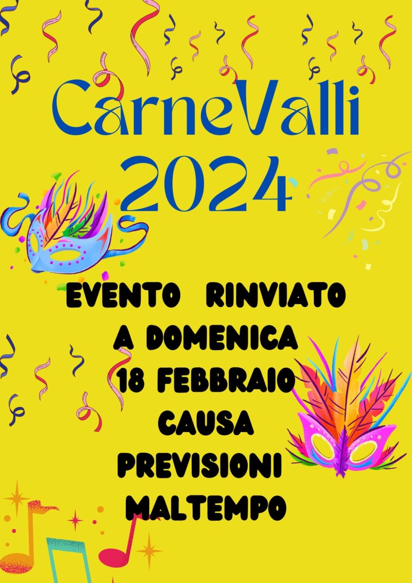 Scopri di più sull'articolo CarneValli a Valli del Pasubio