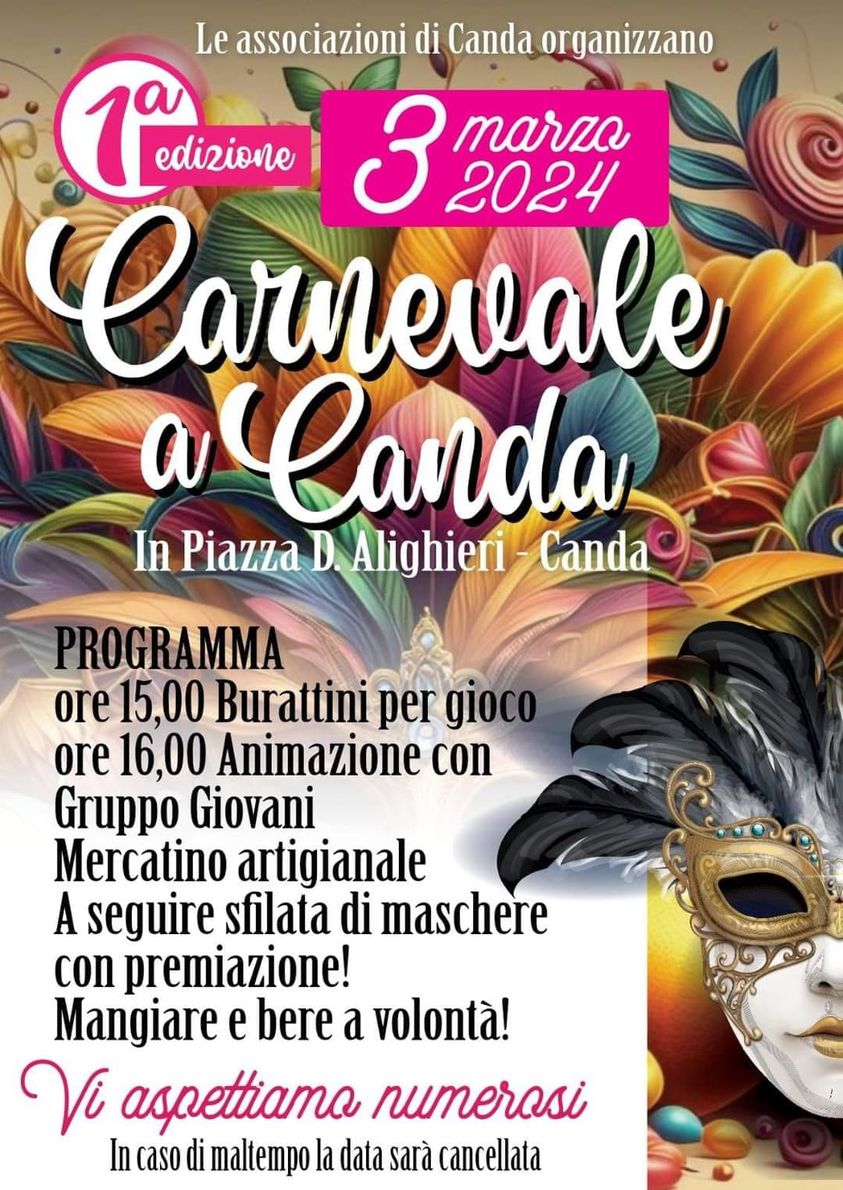 Scopri di più sull'articolo 1^Edizione Carnevale a Canda