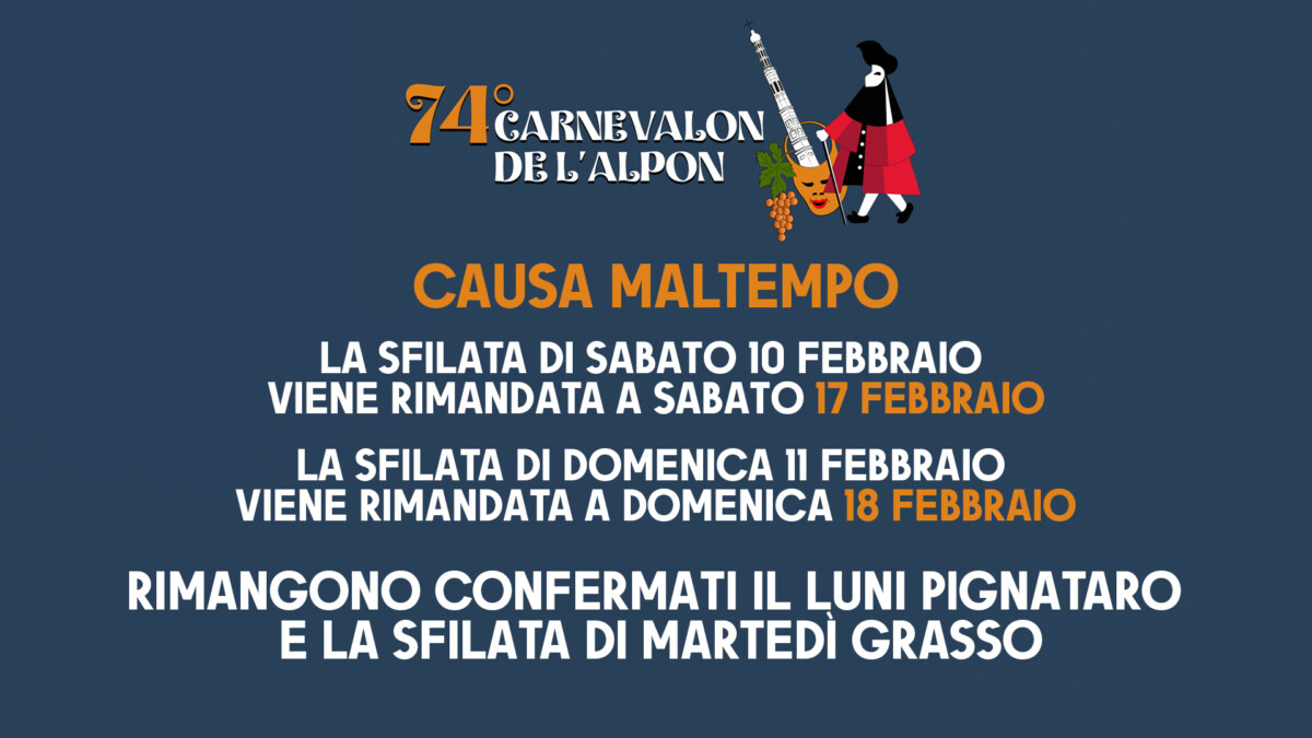 Scopri di più sull'articolo 74° Carnevalon de l’Alpon