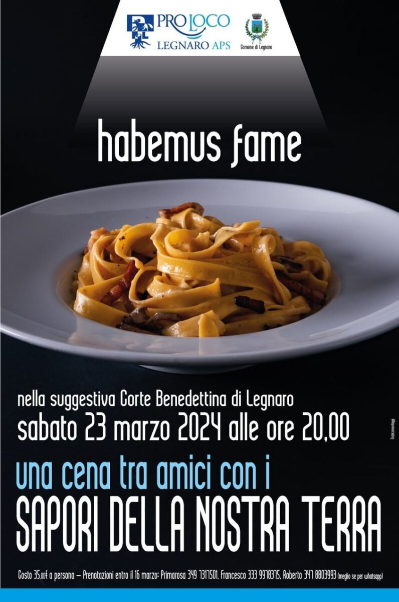 Scopri di più sull'articolo Habemus Fame