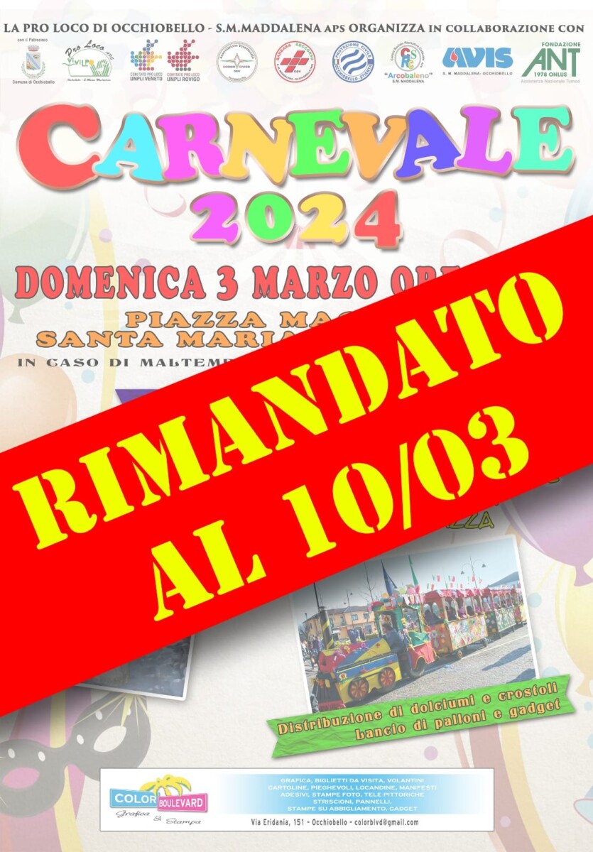 Scopri di più sull'articolo Carnevale 2024