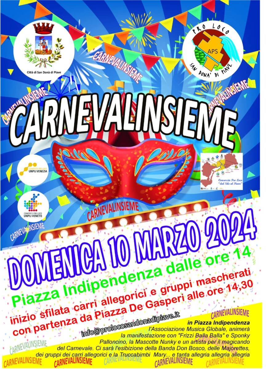 Scopri di più sull'articolo Carnevalinsieme 2024
