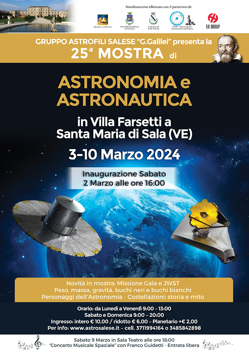 Read more about the article 25^ Edizione della Mostra di Astronomia e Astronautica
