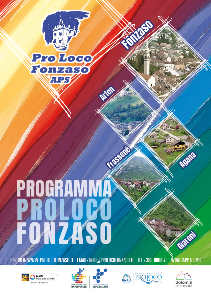 Scopri di più sull'articolo Programma Eventi 2024 Pro Loco Fonzaso