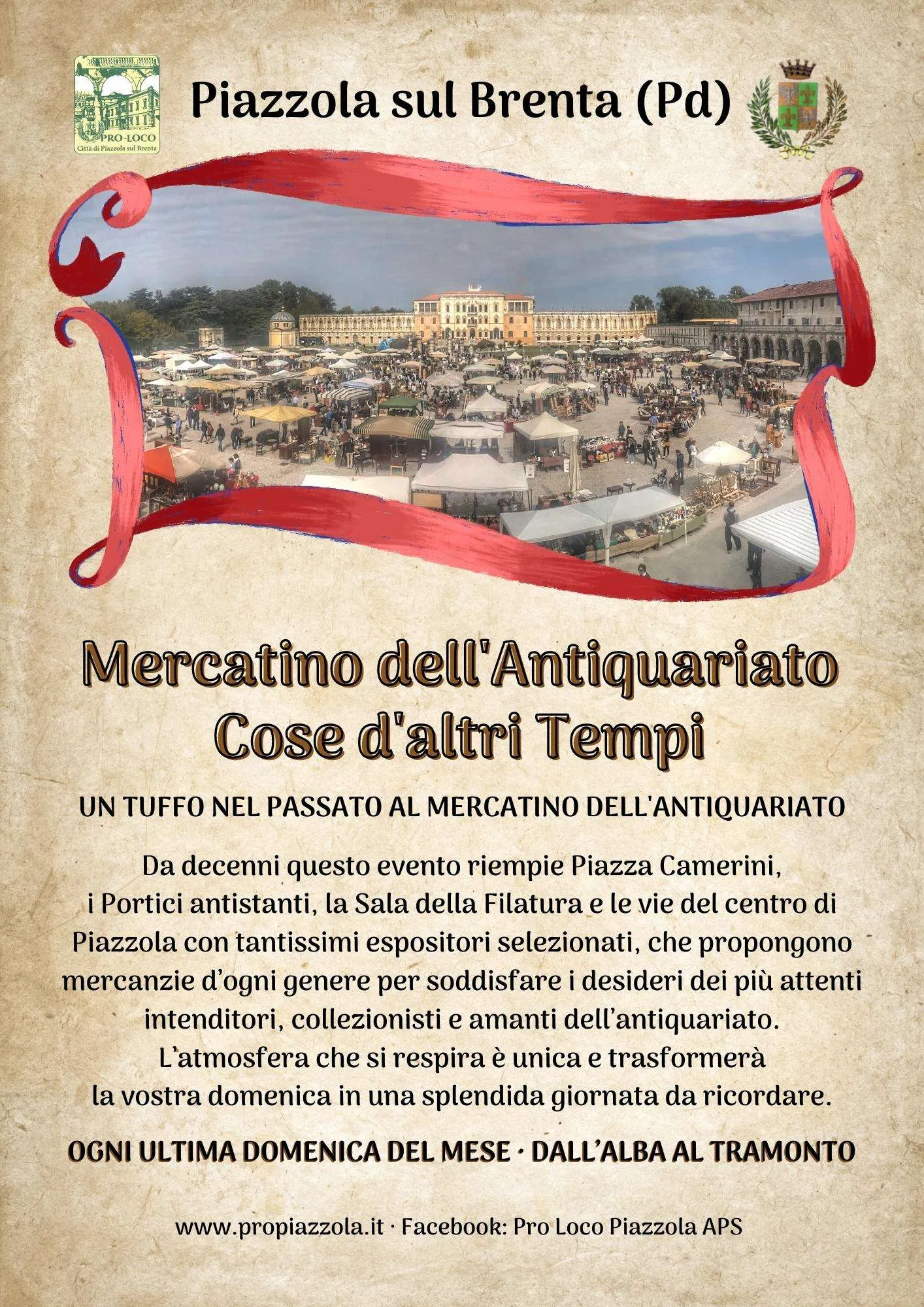 Scopri di più sull'articolo Mercatino dell’Antiquariato Cose d’altri Tempi