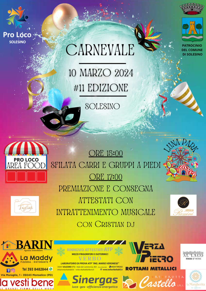 Scopri di più sull'articolo Carnevale Solesino