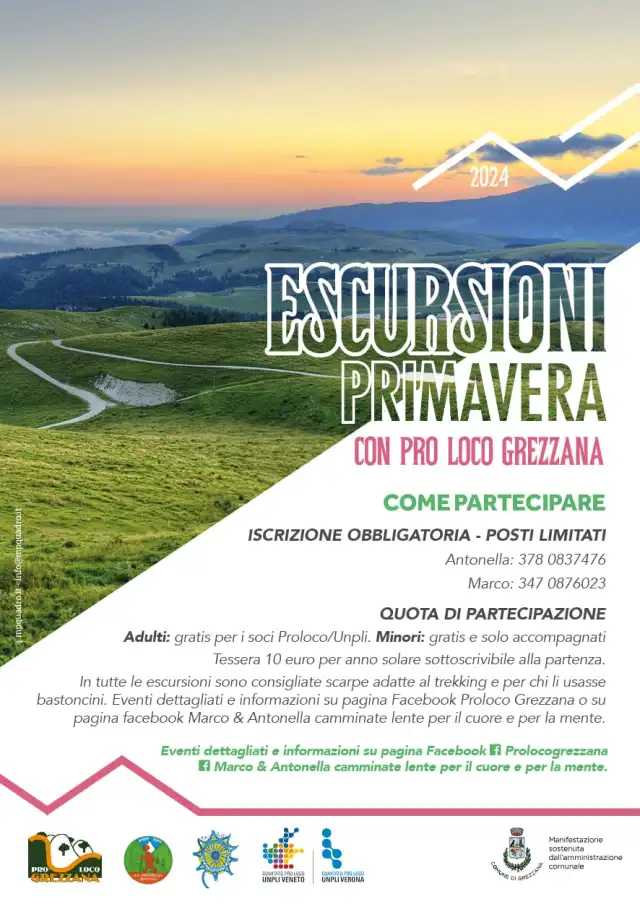 Read more about the article Escursioni Primavera 2024