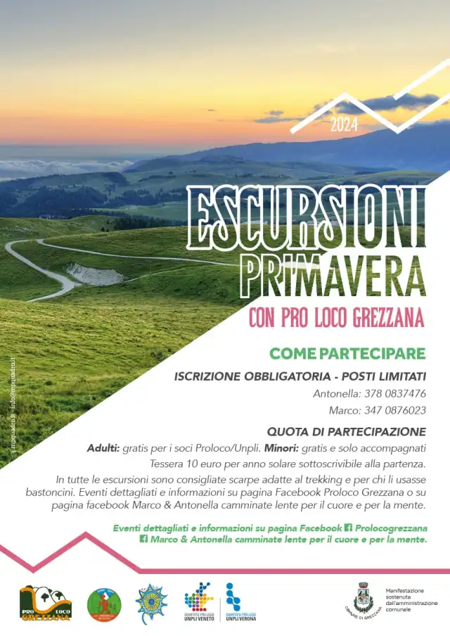 Scopri di più sull'articolo Escursioni Primavera 2024