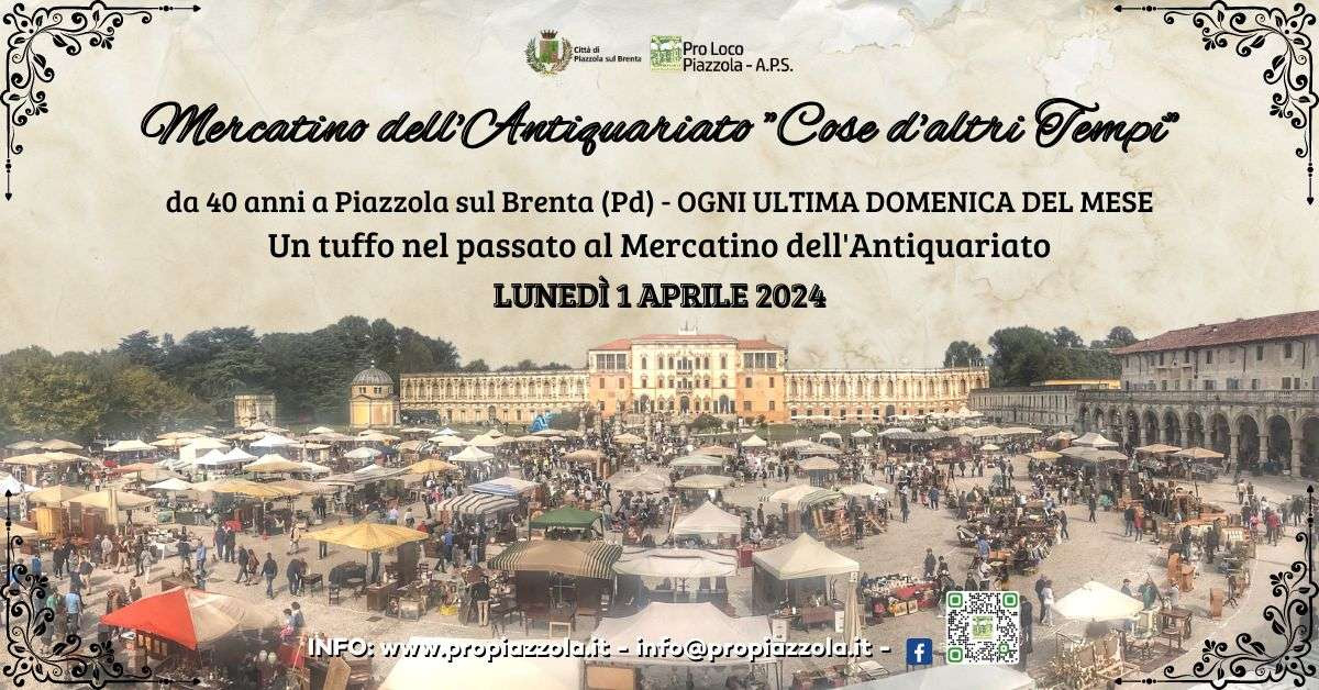 Scopri di più sull'articolo Mercatino dell’antiquariato “cose d’altri tempi”