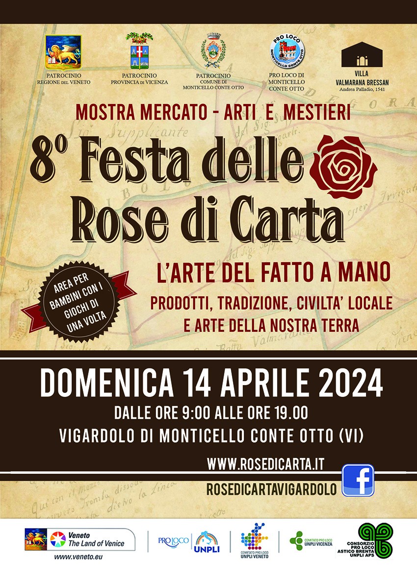Scopri di più sull'articolo 8^ Festa delle Rose di Carta di Vigardolo
