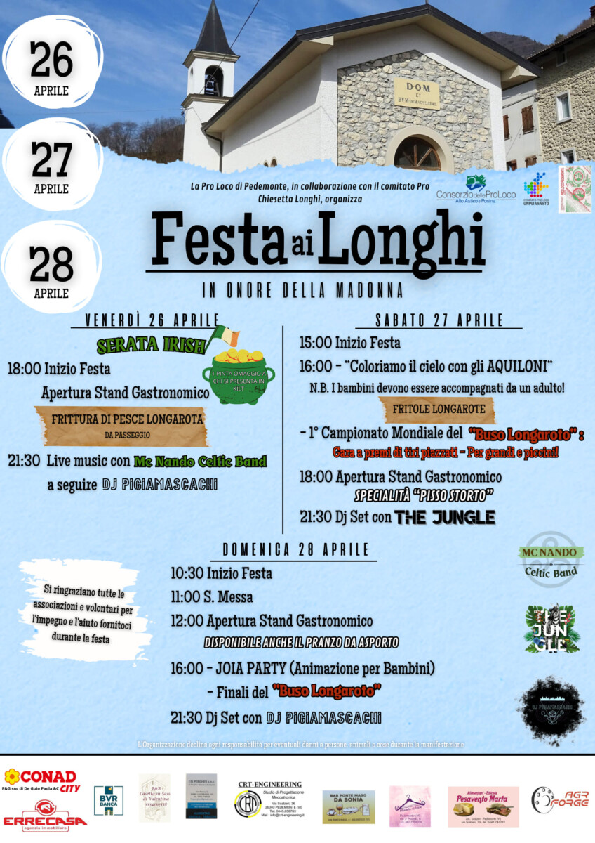 Scopri di più sull'articolo Festa ai Longhi