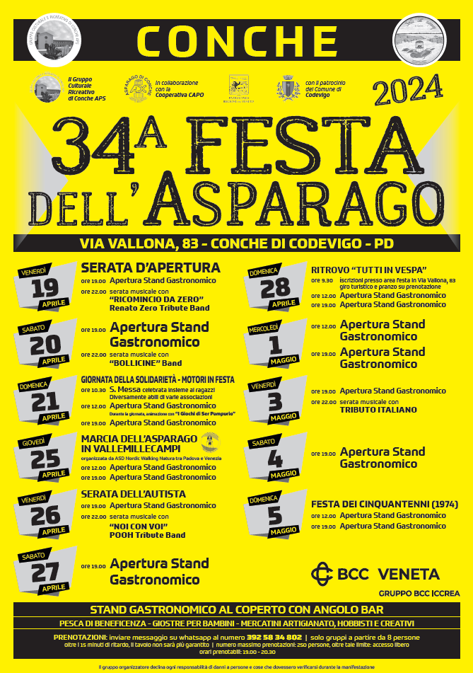Read more about the article 34^ Festa dell’Asparago