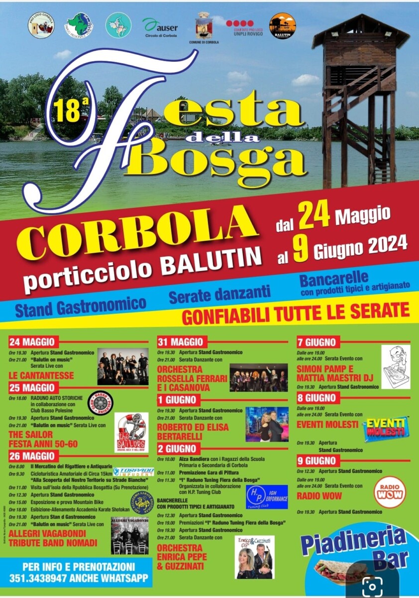 Scopri di più sull'articolo 18^Festa della Bosga