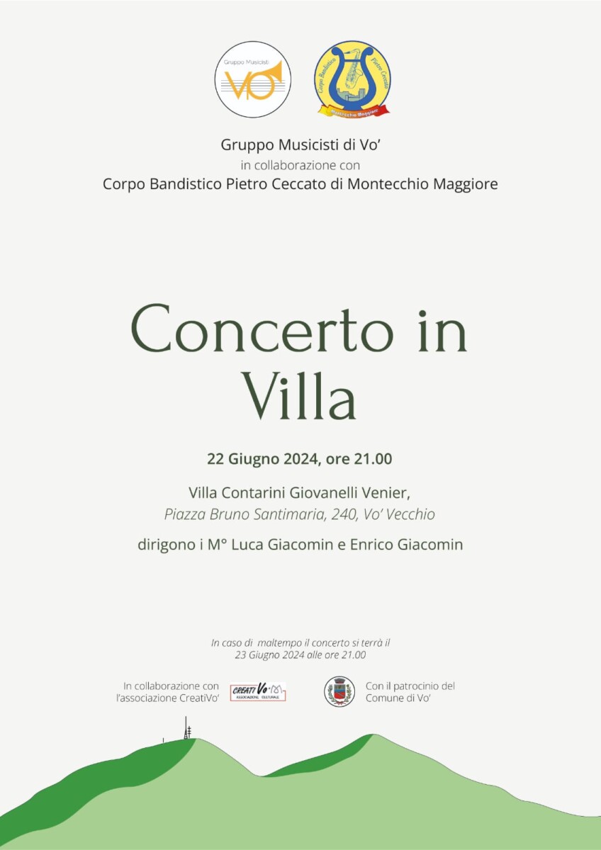Scopri di più sull'articolo Concerto in Villa