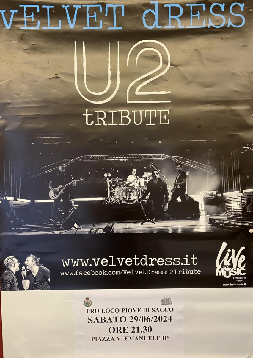 Scopri di più sull'articolo Velvet Dress – U2 Tribute Band