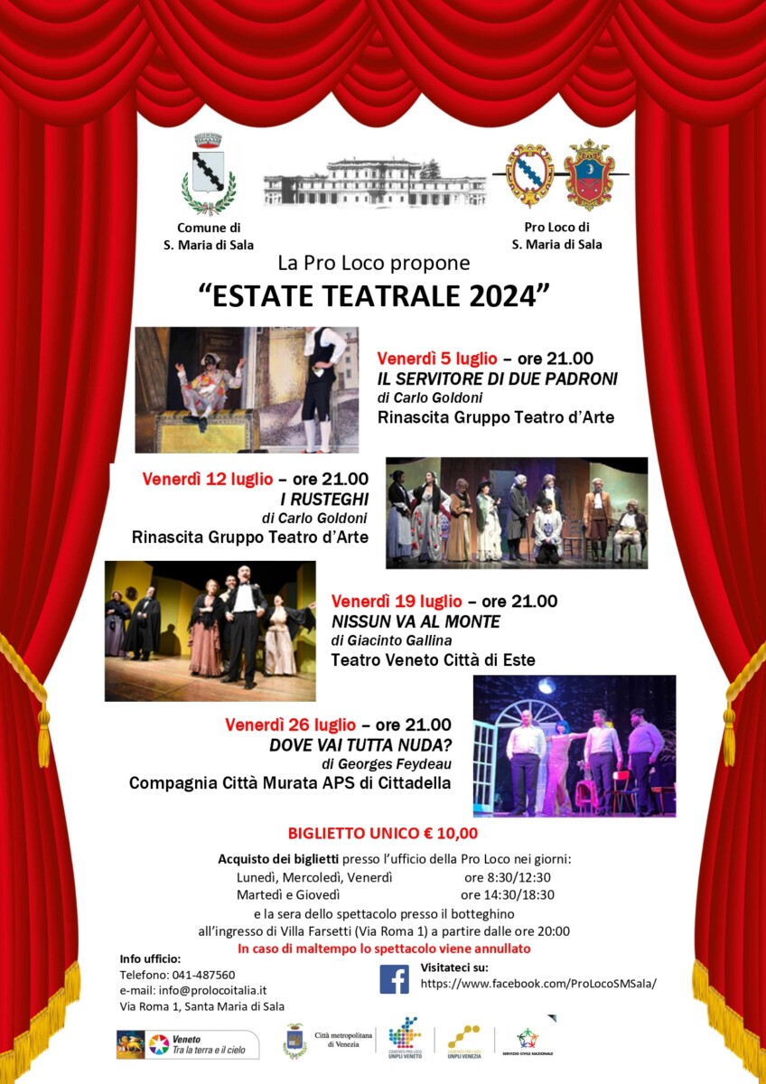 Scopri di più sull'articolo Stagione Teatrale Luglio 2024