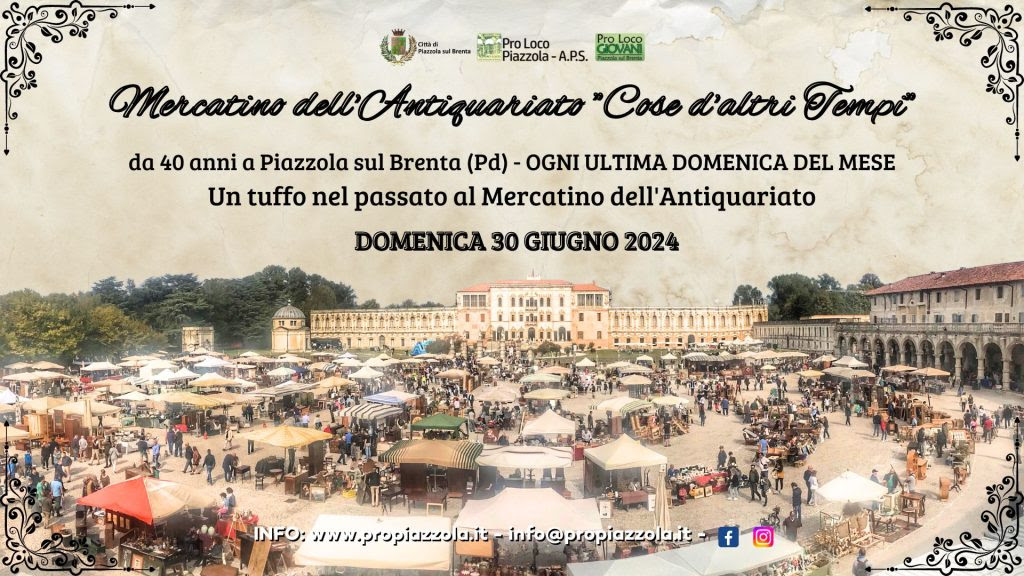 Scopri di più sull'articolo Mercatino dell’Antiquariato “Cose d’Altri Tempi”