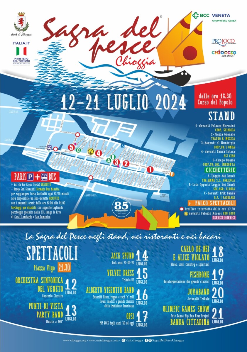 Scopri di più sull'articolo 85^ Edizione della Sagra del Pesce di Chioggia 2024