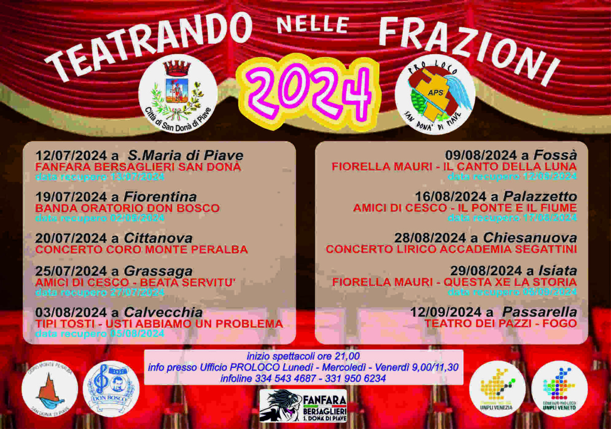 Scopri di più sull'articolo Teatrando nelle Frazioni 2024
