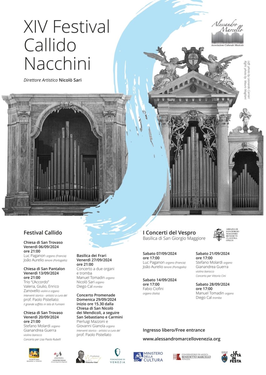 Scopri di più sull'articolo Festival Callido Nacchini: 9 Concerti nelle Chiese Veneziane