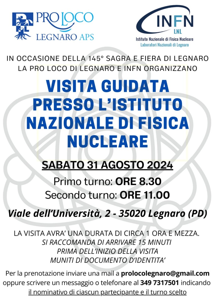 Scopri di più sull'articolo Visita Guidata presso l’Istituto Nazionale di Fisica Nucleare