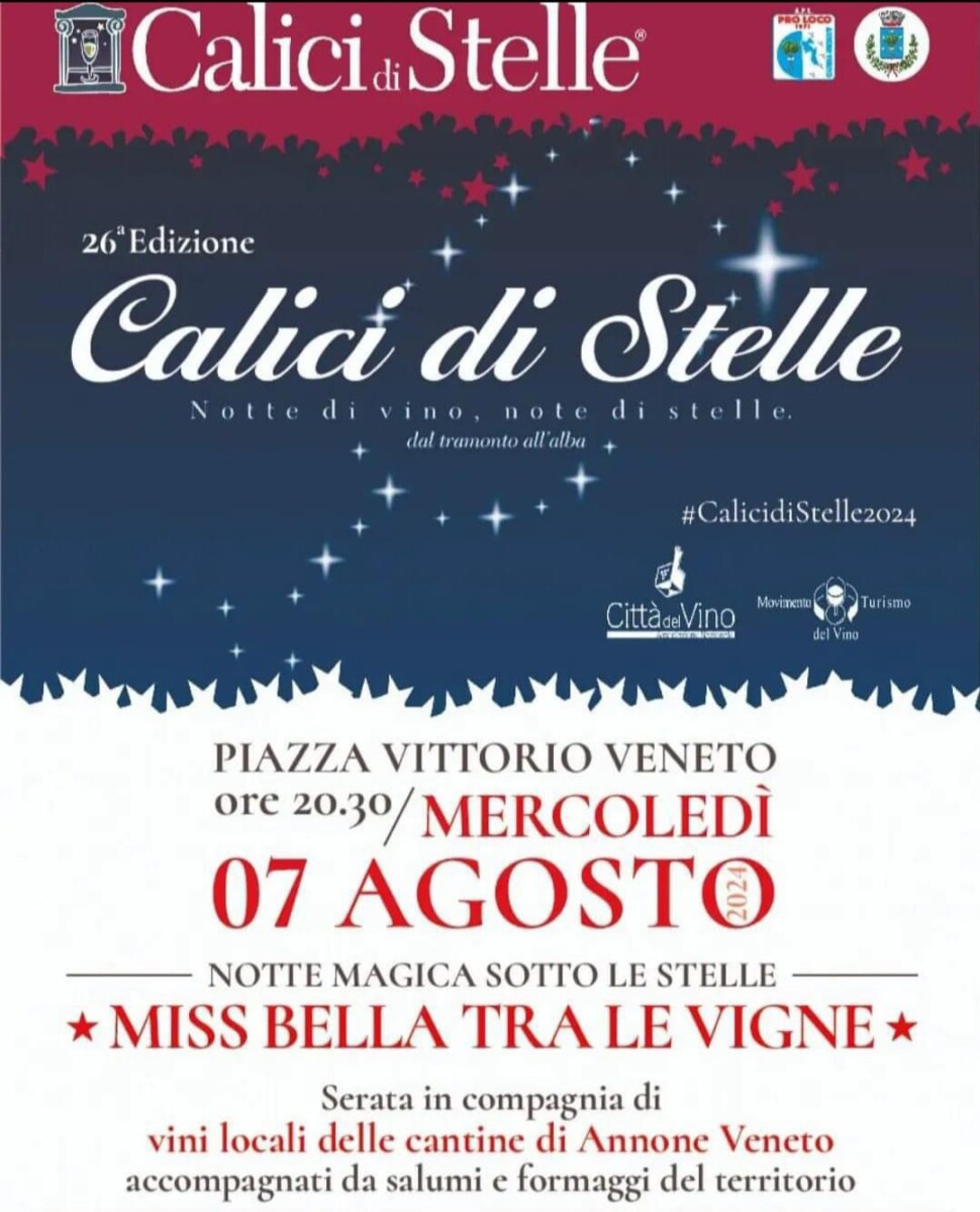Scopri di più sull'articolo Calici di Stelle