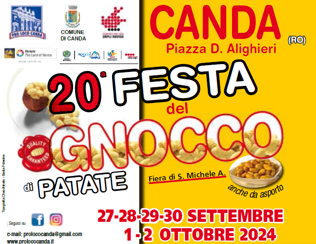 Scopri di più sull'articolo 20^ Festa del Gnocco