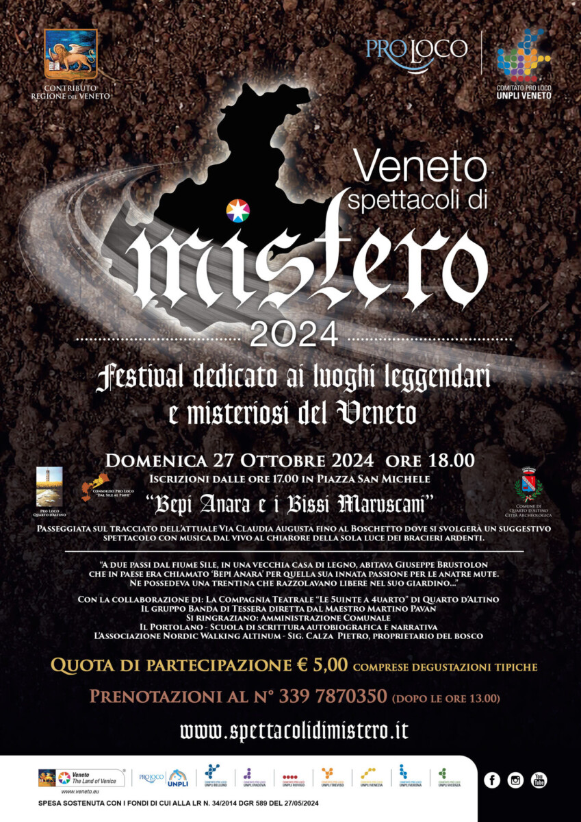 Scopri di più sull'articolo Festival dedicato ai luoghi leggendari e misteriosi del veneto