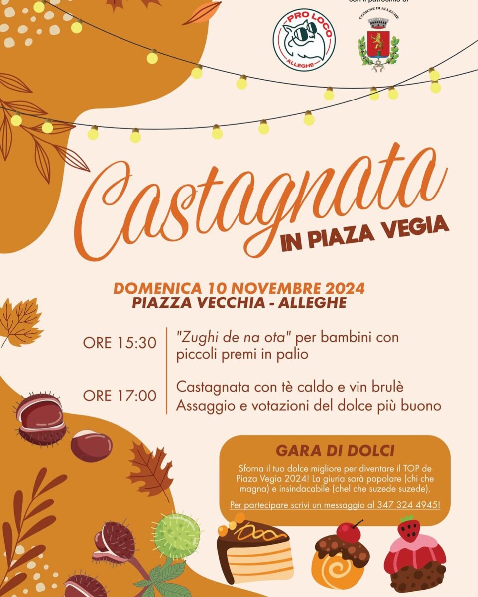 Scopri di più sull'articolo Castagnata in “Piaza Vegia”
