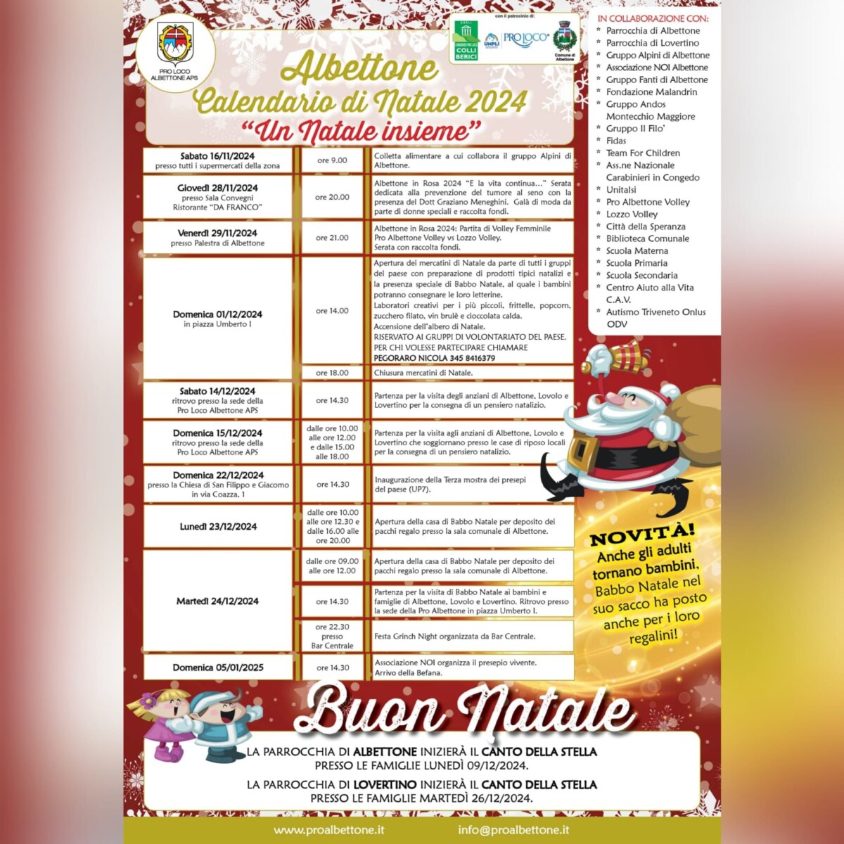 Scopri di più sull'articolo Albetone Calendario di Natale 2024