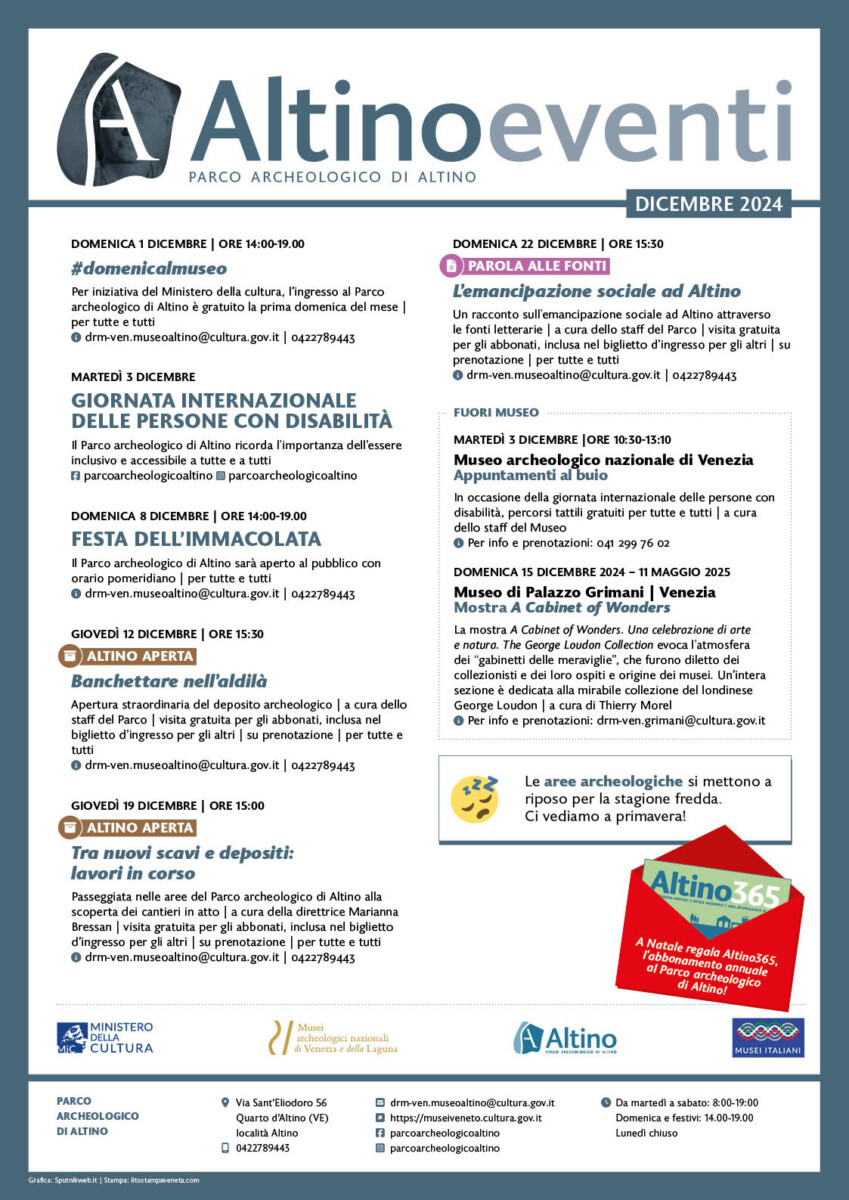 Scopri di più sull'articolo Dicembre ad Altino